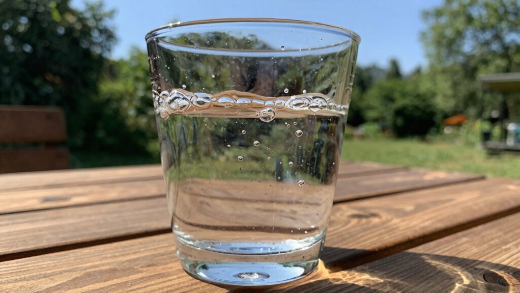 water level decreases faster