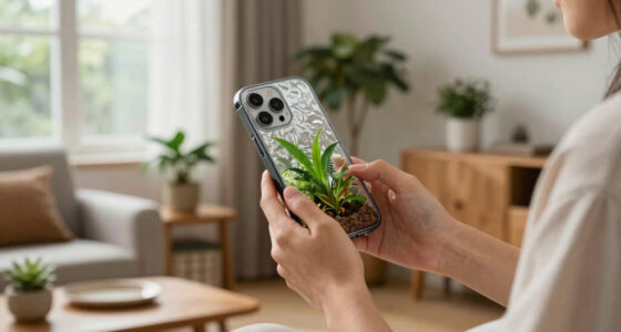 A U.K. designer made this phone case to reduce screen time. The terrarium plants will only survive if you put your screen down.