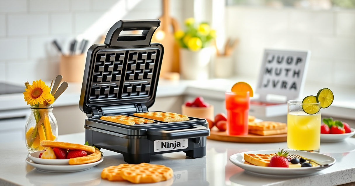 Master Perfect Summer Waffles with the Ninja Belgian Waffle Maker Pro