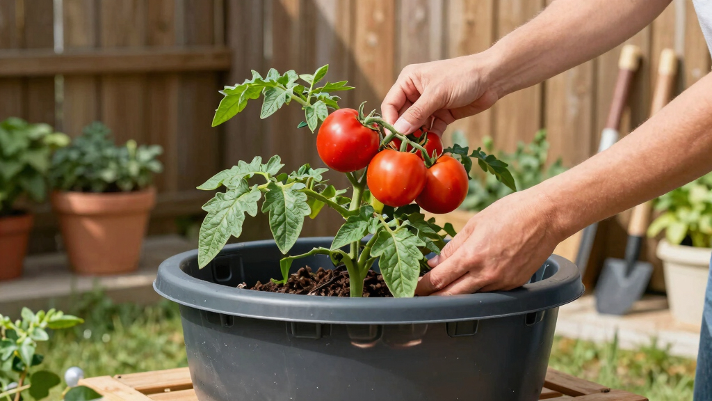 This Genius Self-Watering Tomato Planter Keeps My Plants Hydrated in Summer Heat – With Very Little Effort