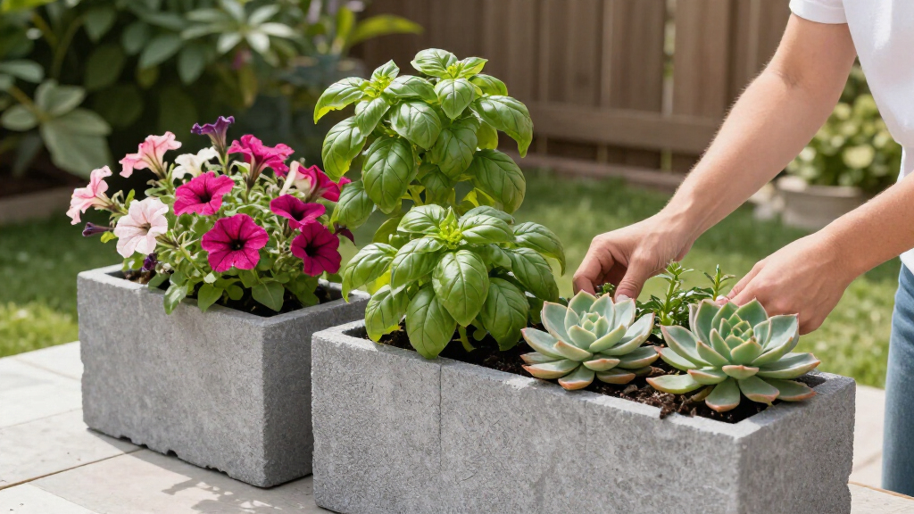 Cinder Blocks Get A Bad Rap, But They're Actually An Amazing Container Garden Alternative – And They Cost Less Than $3!