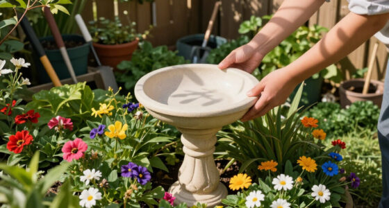 DIY A Border Bird Bath For A Flurry Of Flowers And Feathered Friends This Summer