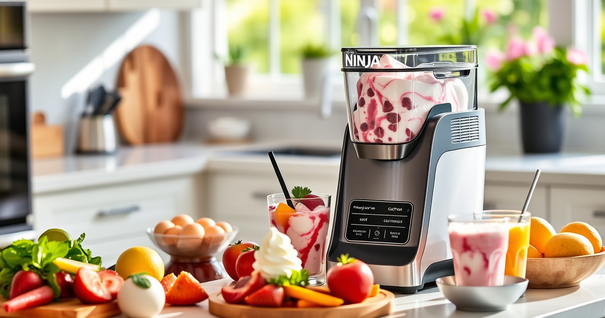 Make Refreshing Summer Soft Serve with Ninja NC701 CREAMi Swirl