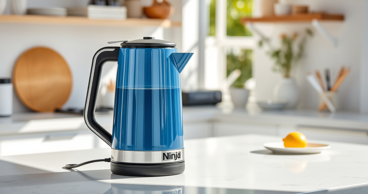 Stay Cool This Summer with Ninja KT200BL Precision Electric Kettle