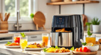 Summer Grilled Veggie Wraps with Ninja Crispi 4-in-1 Glass Air Fryer