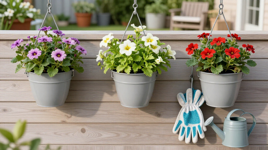 6 Simple Ways To Give Hanging Baskets A Refresh In August – And Keep Containers Looking Lush All Fall