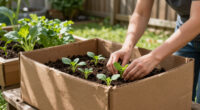 I'm Using Old Cardboard Boxes To Make Growing Vegetables So Much Easier This Heatwave Summer