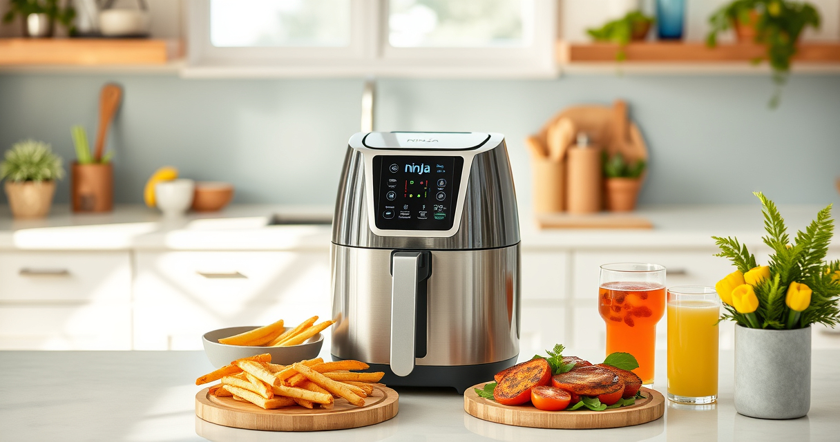 Host Effortlessly: Ninja Air Fryer 4 Qt for Summer Pool Parties