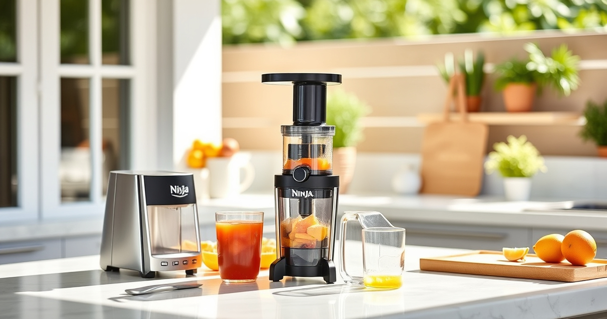Stay Fresh This Summer with the Ninja NeverClog Cold Press Juicer