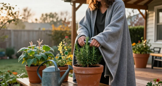 Do These 3 Things To Protect Your Container Plants Before The First Frost, Says My Professional Gardener Husband