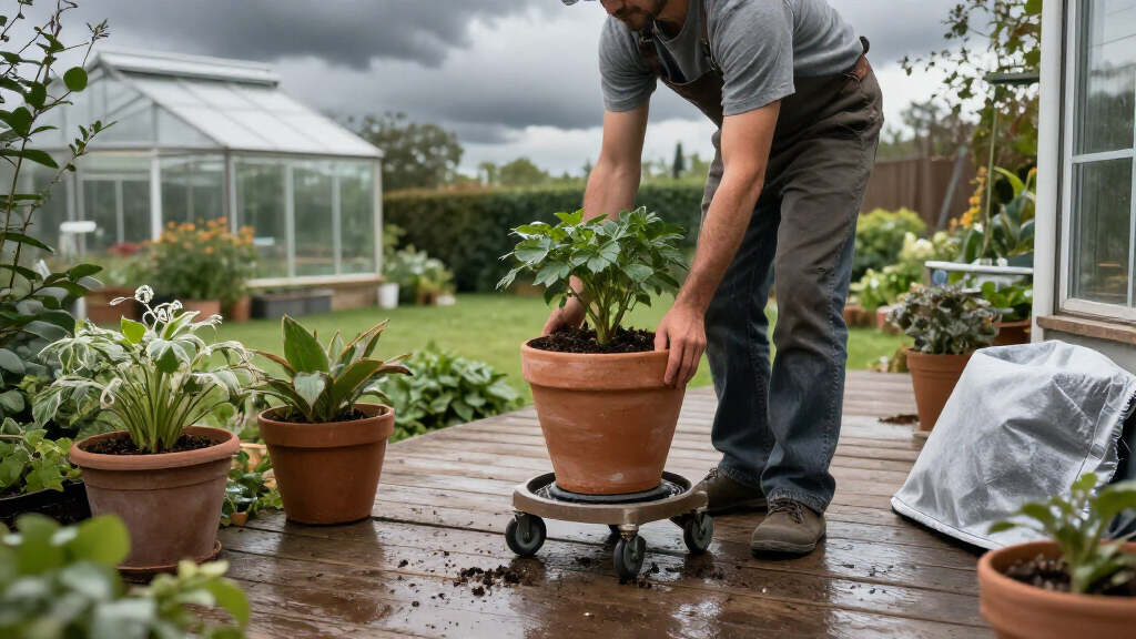 Do This Vital Job Before The Weather Worsens To Keep Your Potted Plants Safe, Urge Garden Pros