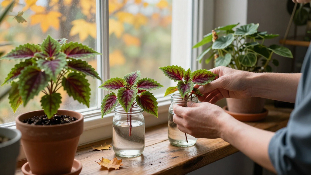 Growing Coleus Indoors This Fall – For Easy Color You Can Overwinter And Propagate For Next Year