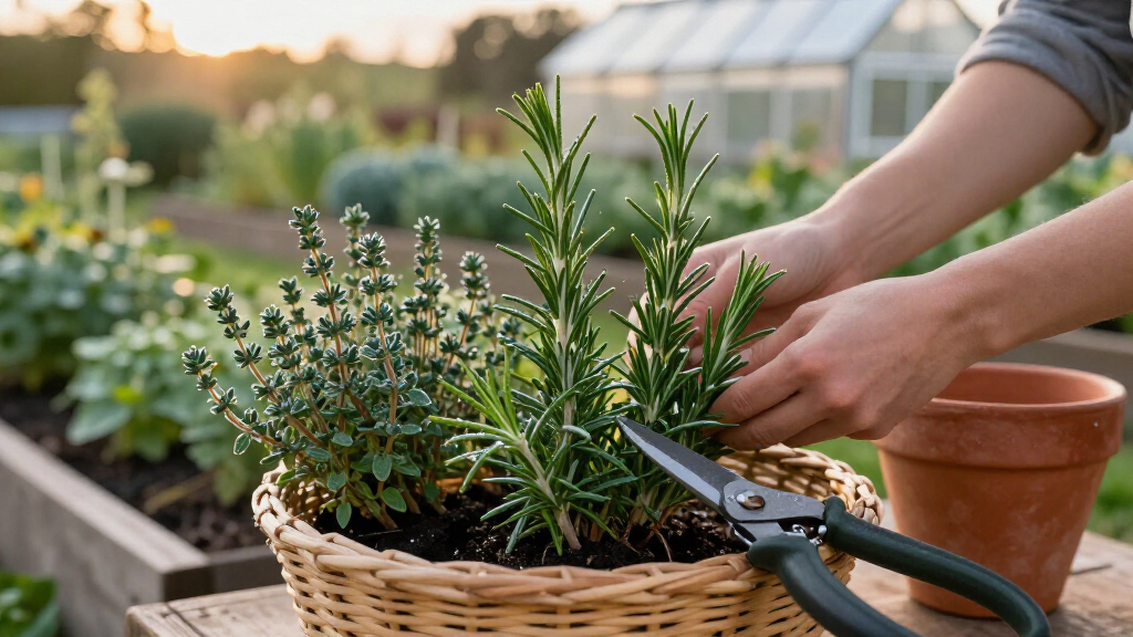 How To Harvest Herbs For Winter Cooking Before The First Frost