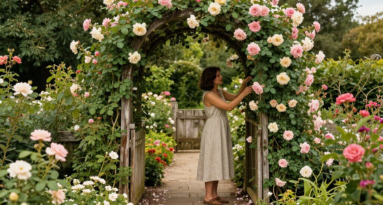 Jerry Hall’s Romantic Rose Archway Gives Her Garden A Gorgeous Cottage Look – Garden Experts Say October Is The Best Time To Get Started On Yours
