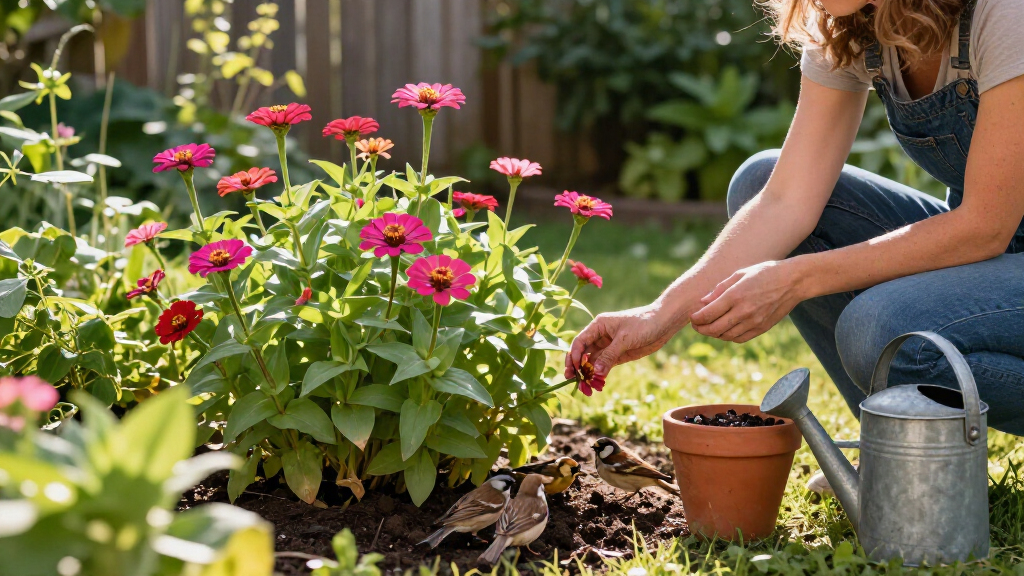 The Zinnia Dupe That Comes Back Every Year – It’s Beautiful And Birds Adore It!