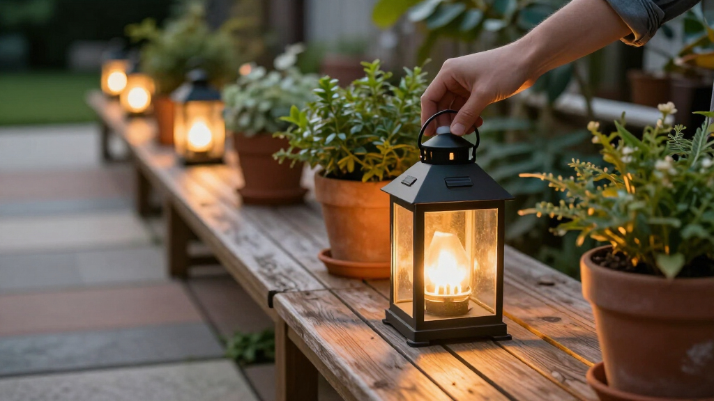 These £10 Solar Lanterns Made Our Garden Look Instantly More Expensive – They're Perfect For Cosy Autumn Evenings
